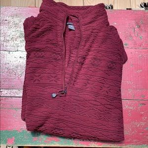 Purple/magenta textured fleece